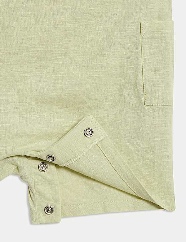 2pc Cotton Rich Dungaree Outfit (0-3 Yrs) - CH