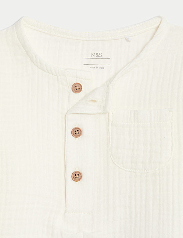 Ensemble 2 pi&egrave;ces 100 % coton avec top et short (jusqu&rsquo;au 3 ans) - CA