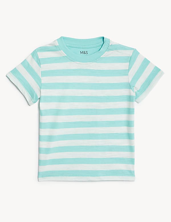 3pk Pure Cotton Printed T-Shirts