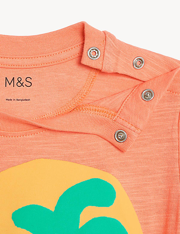 3pk Pure Cotton Printed T-Shirts