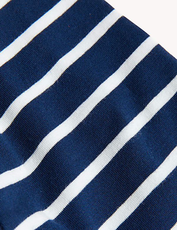 Cotton Rich Striped Leggings (0-3 Yrs)