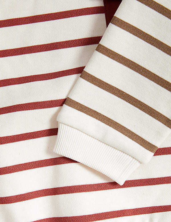 Cotton Rich Striped Sweatshirt (0-3 Yrs)