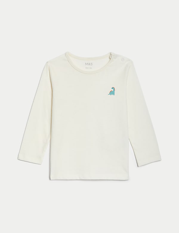 Pure Cotton Dinosaur Top (0-3 Yrs) - MV