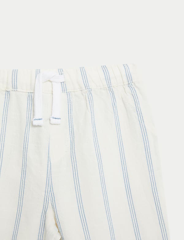 2pc Pure Cotton Boat Striped Outfit (0-3 Yrs)