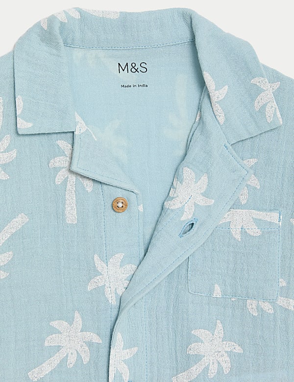 Pure Cotton Printed Shirt (0-3 Yrs)