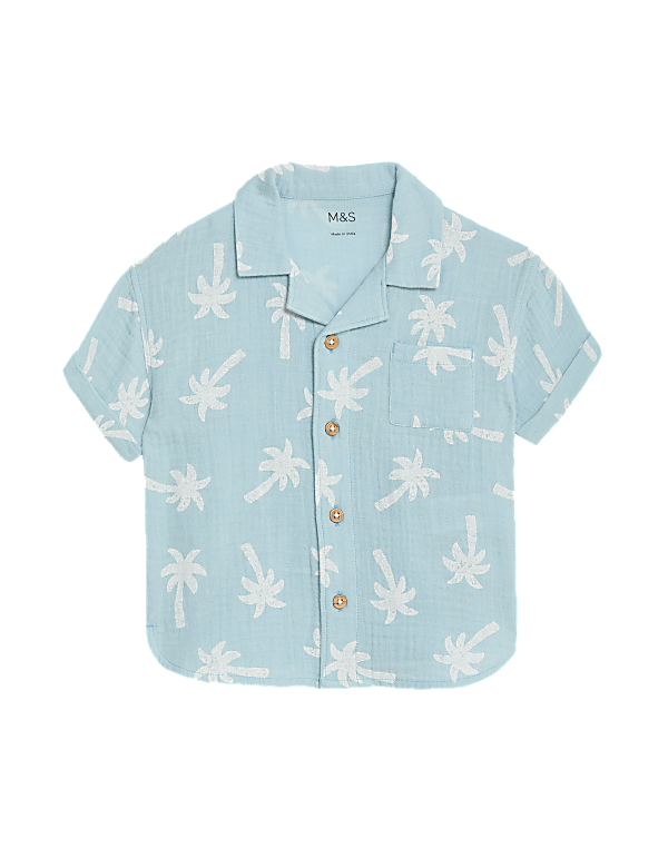 Pure Cotton Printed Shirt (0-3 Yrs)