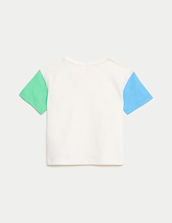 3pk Pure Cotton Beach T-Shirts (0-3 Yrs) - AT