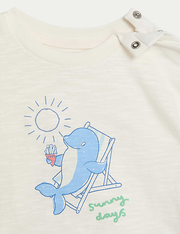 2pc Cotton Rich Slogan Outfit (0-3 Yrs)