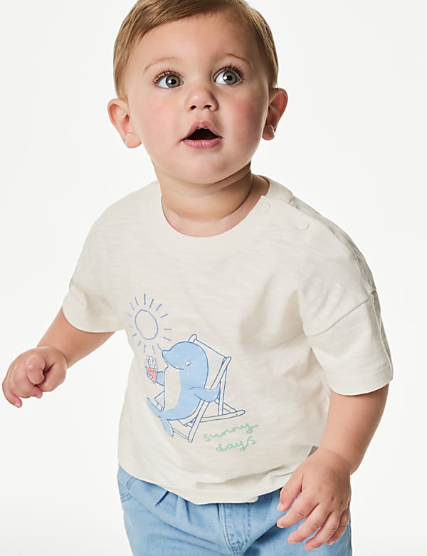 2pc Cotton Rich Slogan Outfit (0-3 Yrs)
