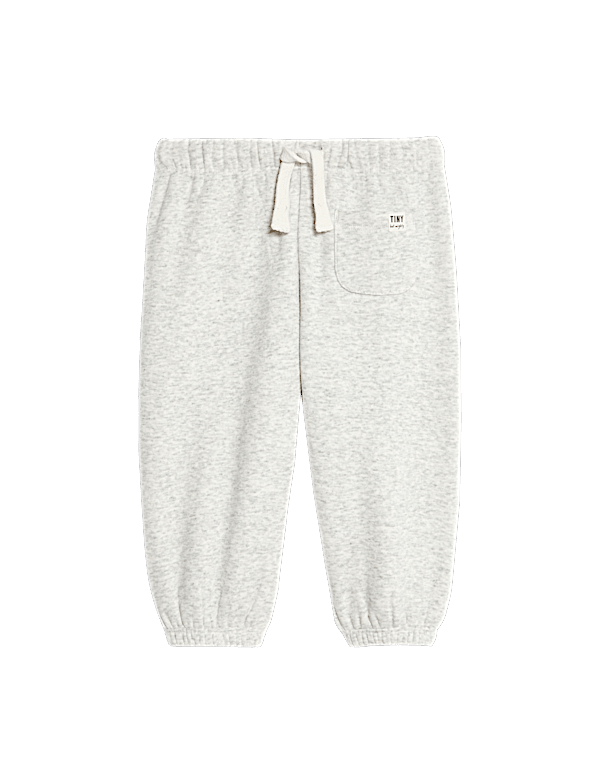 Cotton Blend Fleece Lined Joggers (0-3 Yrs)