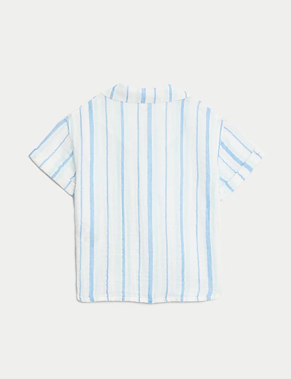 Pure Cotton Striped Shirt (0-3Yrs)