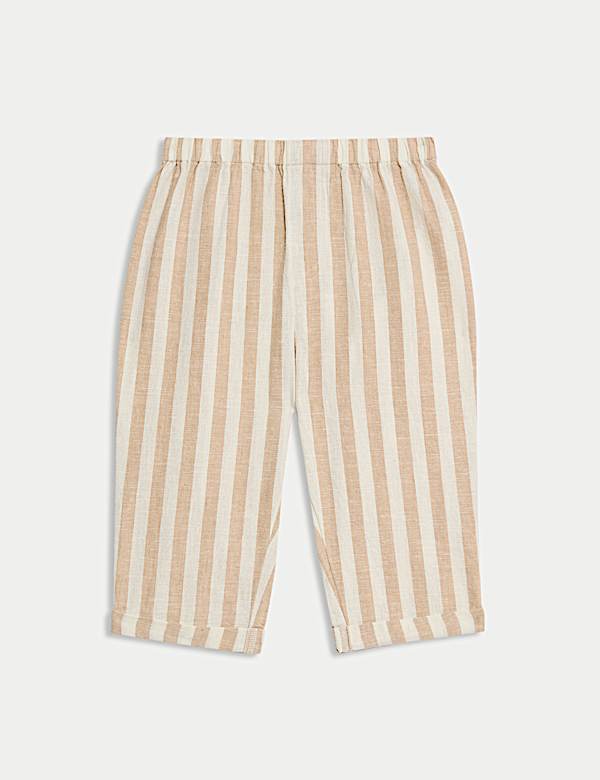 Cotton Rich Striped Trousers (0-3 Yrs) - VN