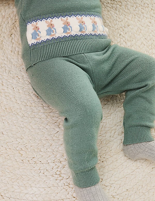 2pc Peter Rabbit&trade; Knitted Fair Isle Outfit (0-3 Yrs) - CA