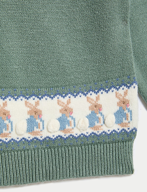 2pc Peter Rabbit&trade; Knitted Fair Isle Outfit (0-3 Yrs) - CA