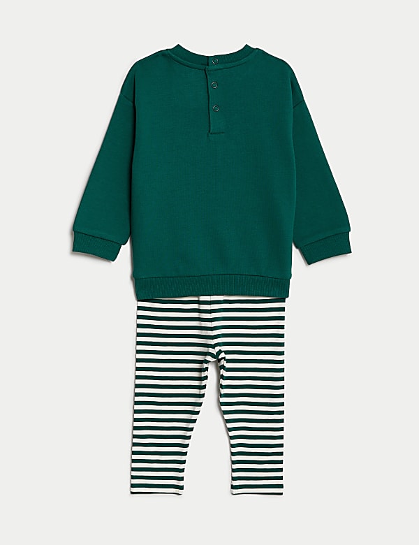 Ensemble 2&nbsp;pi&egrave;ces en coton avec texte (jusqu&rsquo;au 3&nbsp;ans) - LU