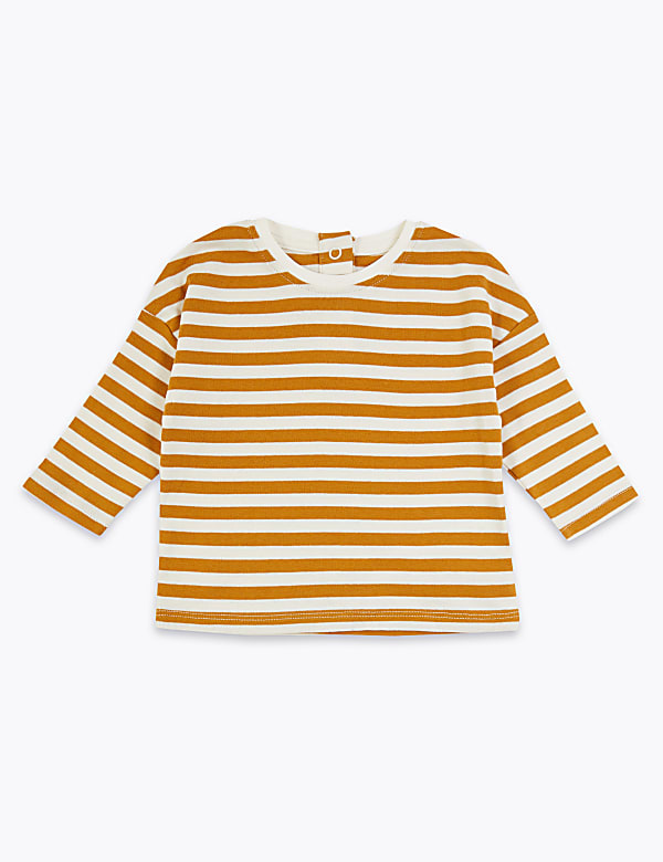 2 Piece Cotton Striped Outfit (0-3 Years)