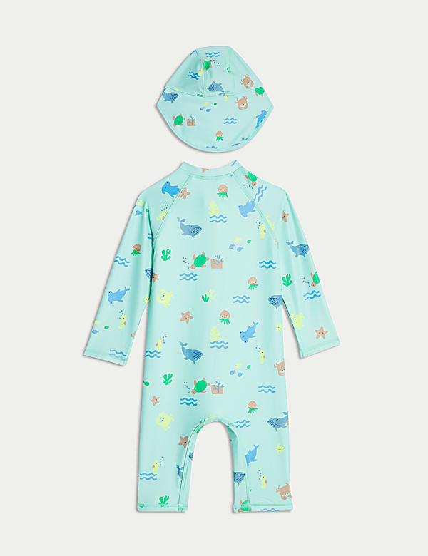 2pc Sealife Zip Through Swim Set (0-3 Yrs) - JP