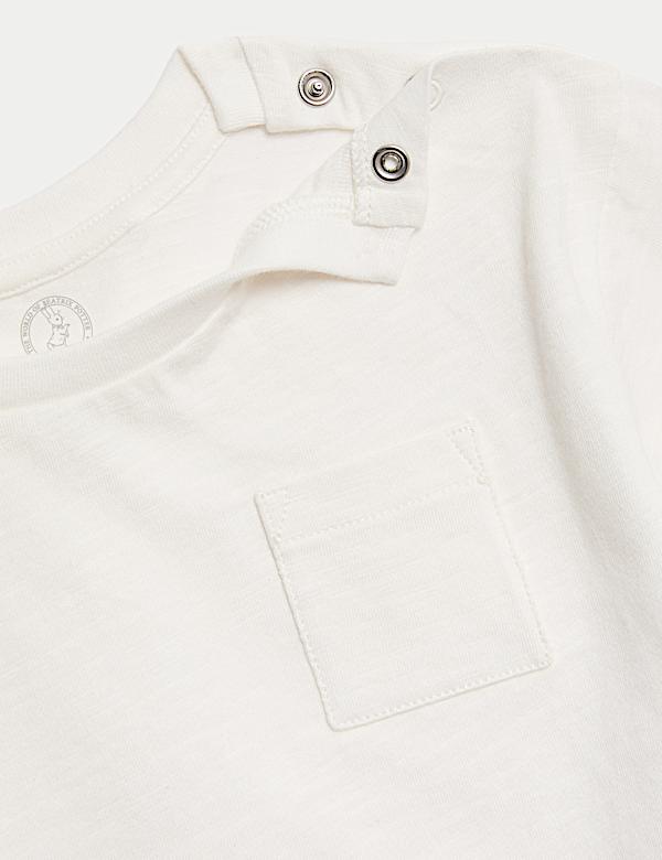 3pc Cotton Rich Peter Rabbit™ Shorts Outfit (0-3 Yrs) - PL