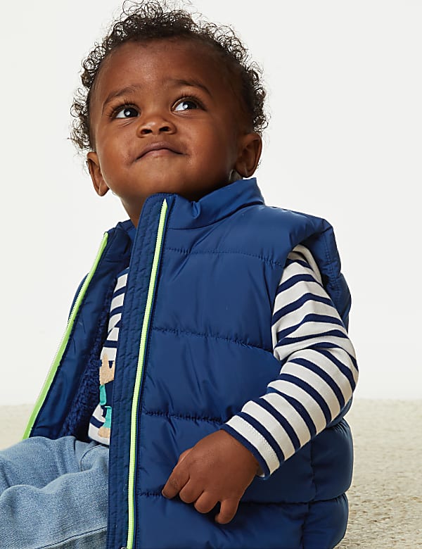 M&s boys gilet hotsell