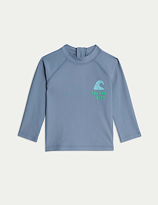 2-tlg. Badeset mit Inselleben-Print (0–3 J.) - DE