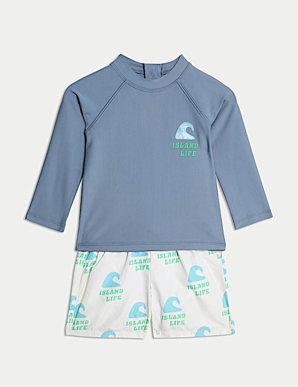 2pc Island Life Swim Set (0-3 Yrs) - JE