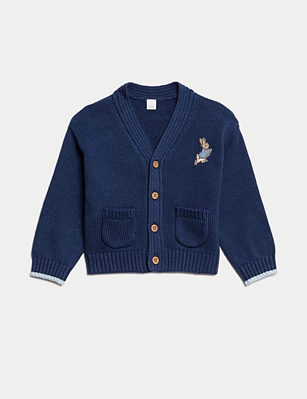 Pure Cotton Peter Rabbit™ Cardigan (0 Mths-3 Yrs) - FR