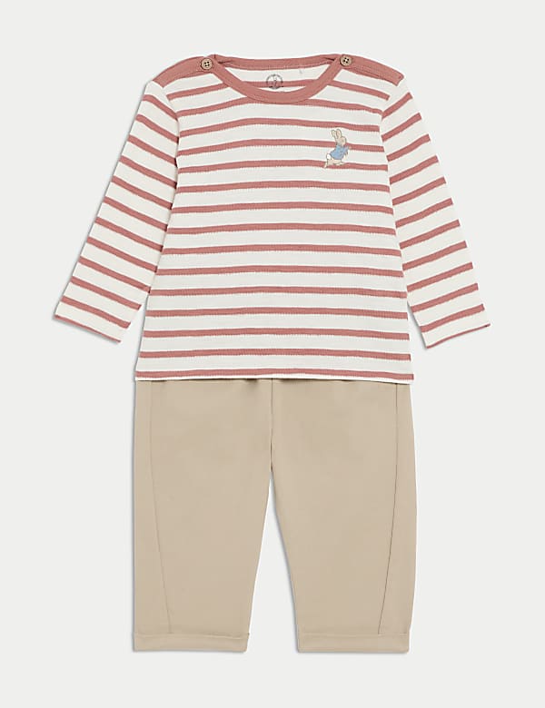 Ensemble 2&nbsp;pièces 100&nbsp;% coton à motif Peter Rabbit™ (jusqu’au 3&nbsp;ans) - LU