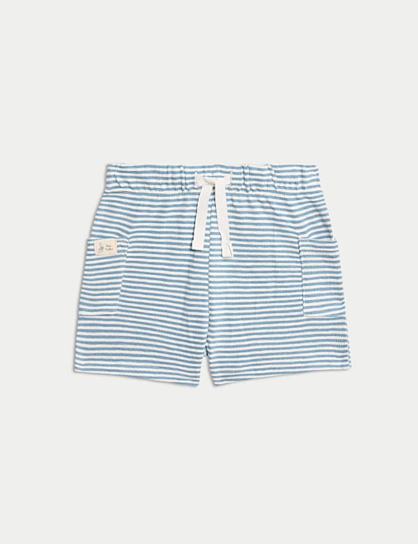 2-tlg. Gestreiftes Outfit aus reiner Baumwolle mit Peter Rabbit™ Motiv (0–3 J.) - AT