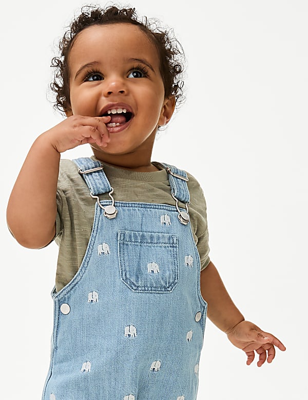 2pc Cotton Rich Elephant Outfit (0-3 Yrs)