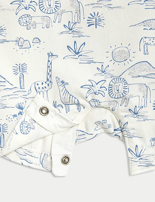 2pc Pure Cotton Safari Outfit (0-3 Yrs)