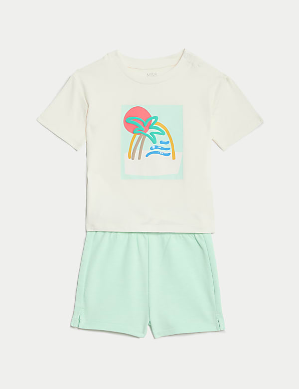 Pure Cotton Top & Bottom Outfit (0-3 Yrs) - GR