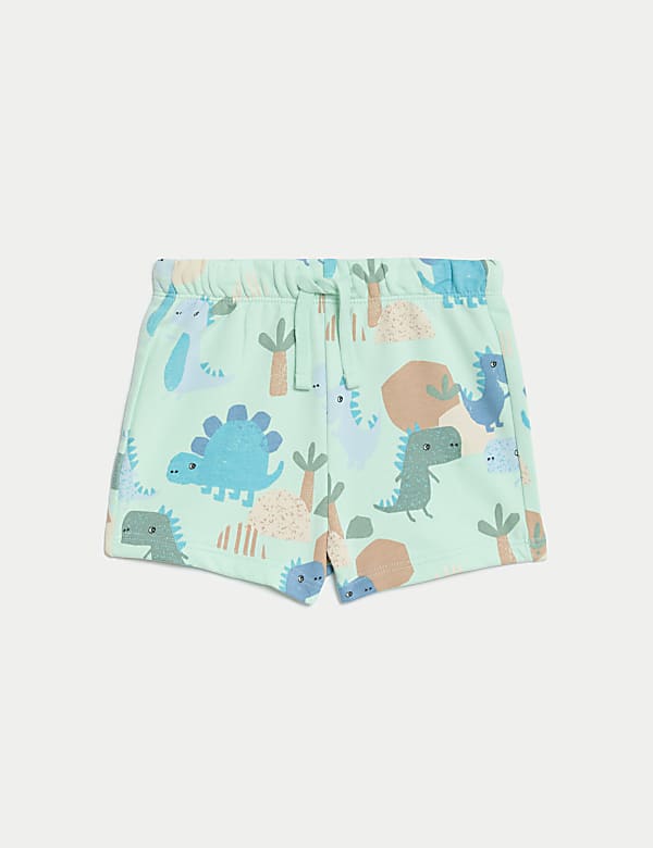 2pk Cotton Rich Dinosaur Shorts (0-3 Yrs) - RO
