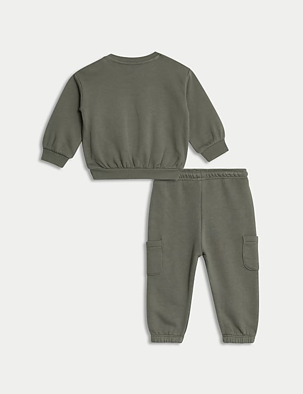 2pc Cotton Rich Let's Play Slogan Outfit (0-3 Yrs)