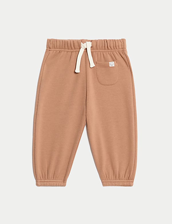 Cotton Blend Fleece Lined Joggers (0-3 Yrs) - AU