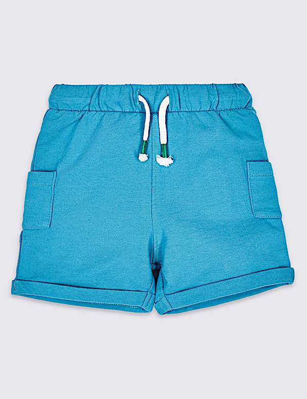 2 Pack Pure Cotton Sweat Shorts