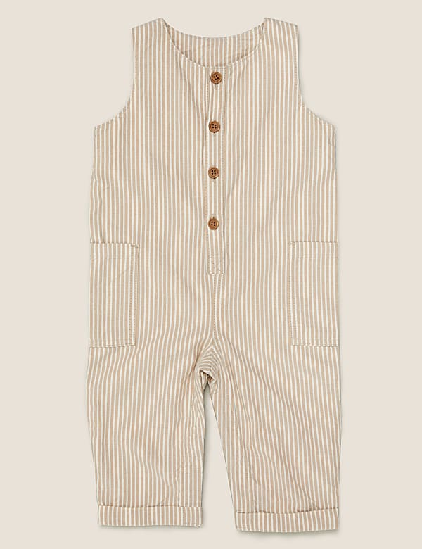 Pure Cotton Striped Romper