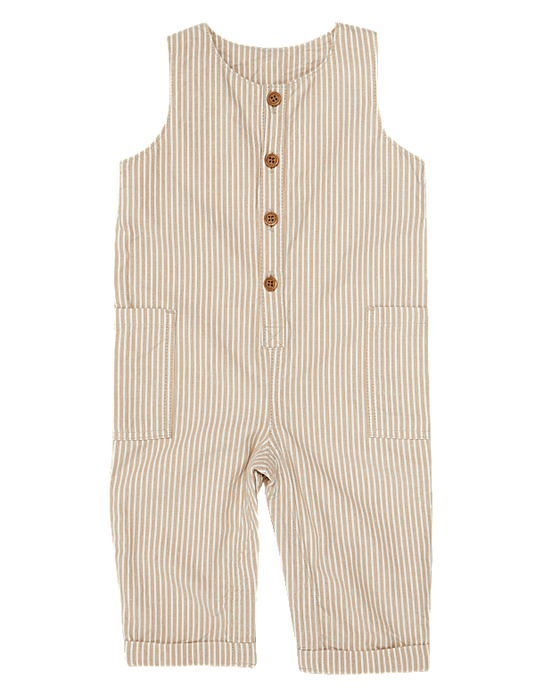 Pure Cotton Striped Romper