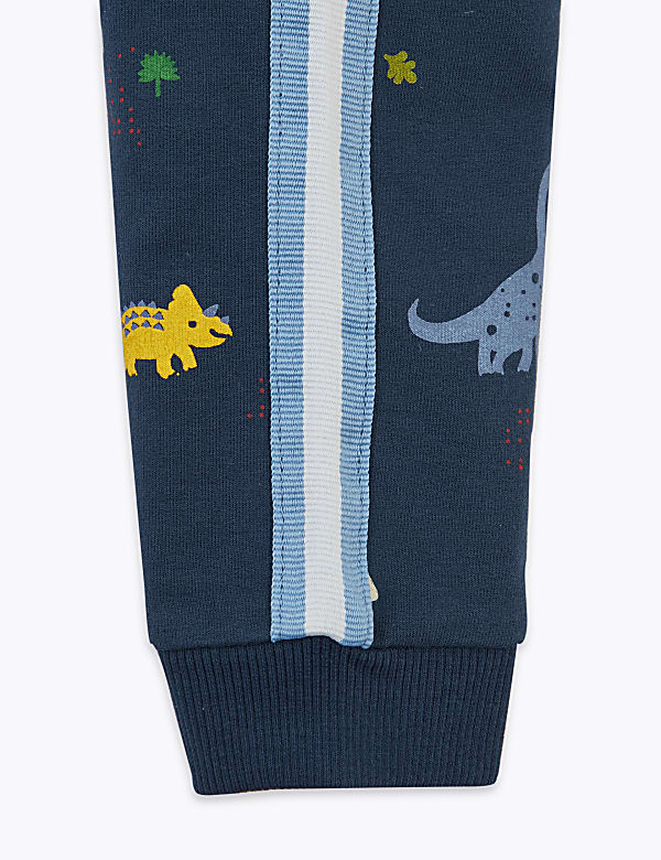 Cotton Rich Dinosaur Print Sweatshirt (0-3 Yrs)