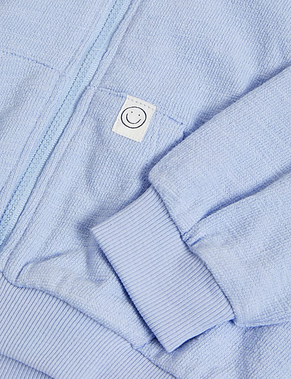 Pure Cotton Zip Hoodie (0-6 Yrs) - JO