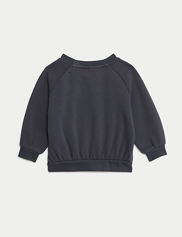Cotton Blend Sweatshirt (0-3 Yrs) - UA