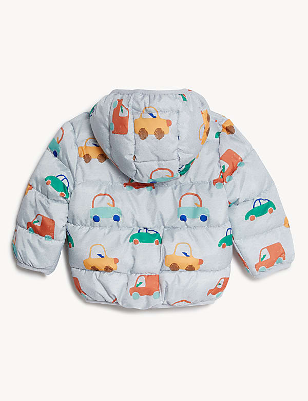 Car Print Coat (0-2 Yrs)