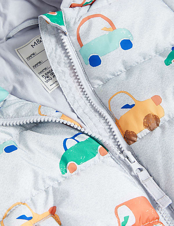 Car Print Coat (0-2 Yrs)