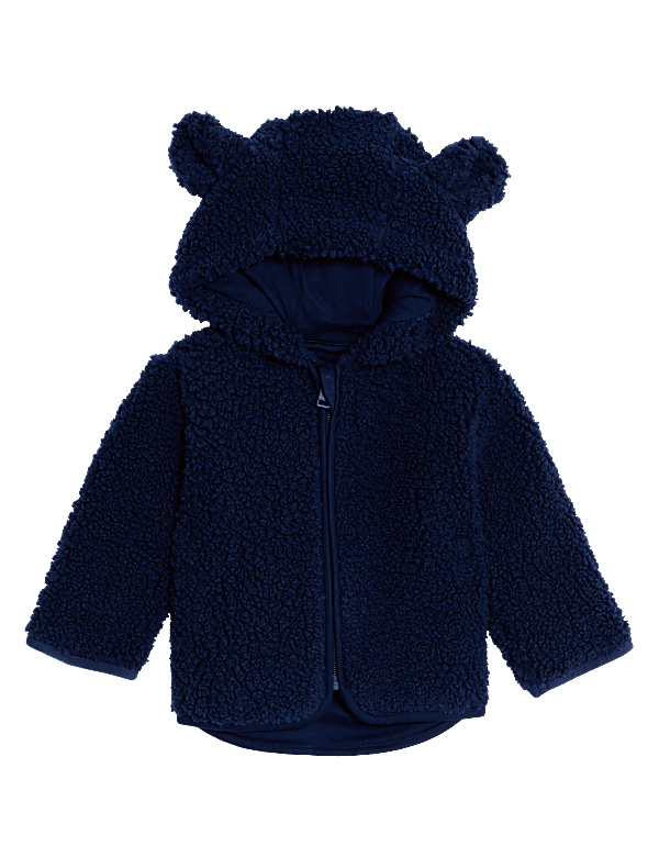 Borg Hooded Jacket (0-3 Yrs)