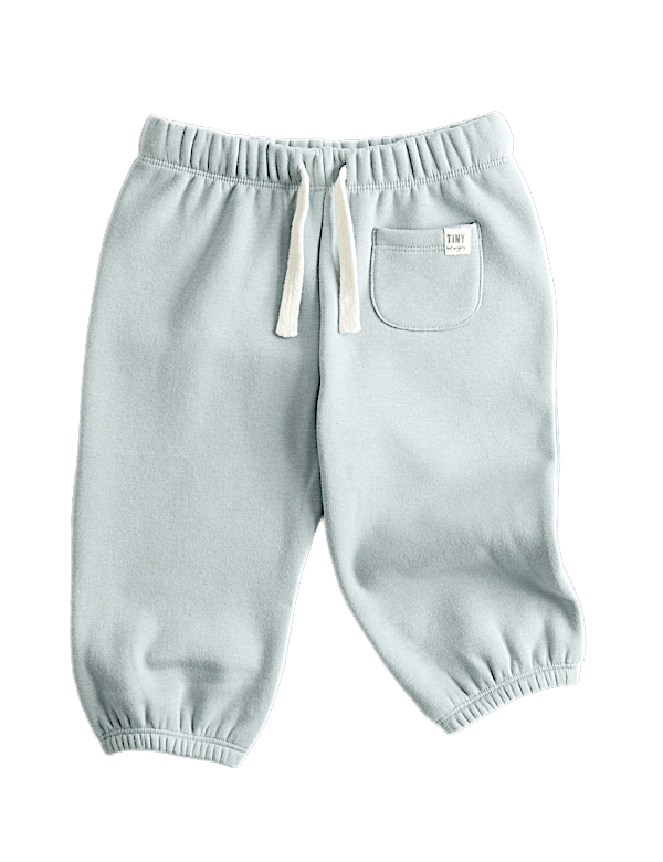 Cotton Blend Fleece Lined Joggers (0-3 Yrs)