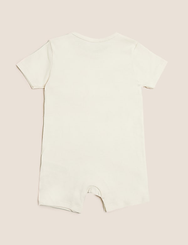 2pk Pure Cotton Animal Print Rompers