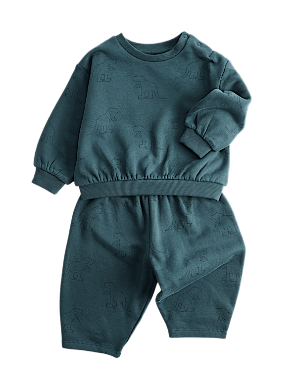 2 Piece Dino Sweat Outfit (0-5 Yrs)