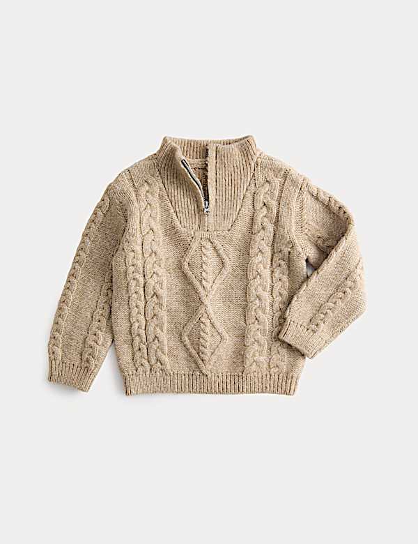 Knitted Ribbed Jumper (0-8 Yrs) - AL