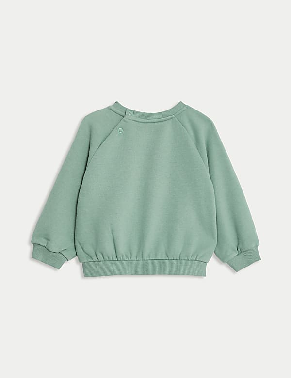Cotton Rich Roar Slogan Sweatshirt (0-3 Yrs)