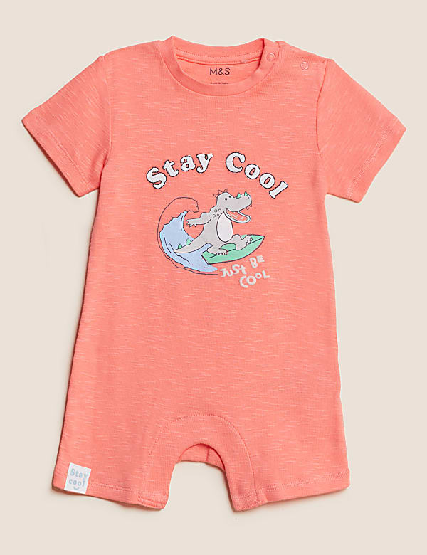 2pk Pure Cotton Crocodile Rompers
