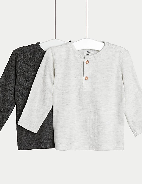 2pk Grandad Tops (0-3 Yrs) - CY